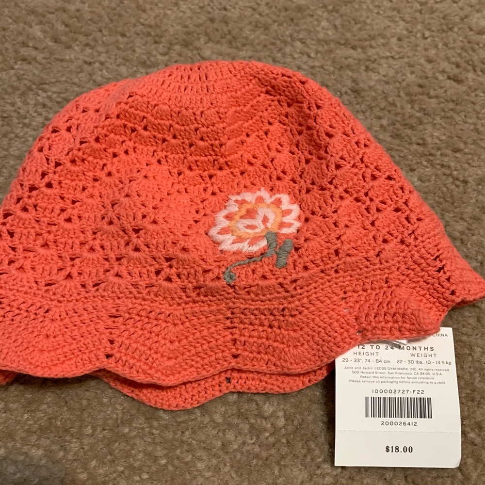 Janie and Jack hat 12-24 months in new condition